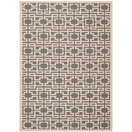 Safavieh Martha Stewart Large Rectangle Area Rug Anthracite & Beige - 8 x 11 ft. 2 in. MSR4281-246-8